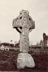 The North High Cross at Castledermot، Co. Kildare، Ireland (sepia photo) بواسطة روبرت فرنش