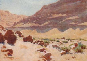 وادي في تلال المقطم ، c1880 ، 1904
