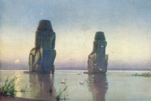 تمثال طيبة - Moonrise ، c1880 ، 1904 بواسطة روبرت جورج تالبوت كيلي