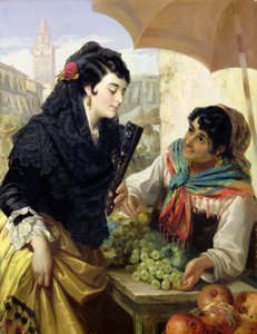 بائع الفاكهة الاسباني