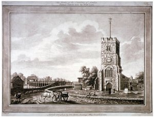 كنيسة سانت ماري ، بوتني ، واندسوورث ، لندن ، 1783.