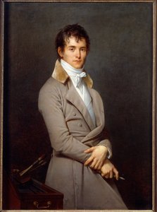Portrait of the Painter Pierre Narcisse (Pierre-Narcisse) Guerin (1774-1833) Painting by Robert Lefevre (1755-1830) 19th century Sun: 1,09x0,8m - Orleans musee des beaux arts بواسطة روبرت ليفيفر