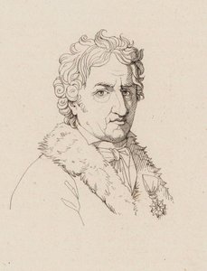 صورة للمؤلف بيير الكسندر مونسيني 1729-1817 ، ج. 1810. بواسطة روبرت ليفيفر