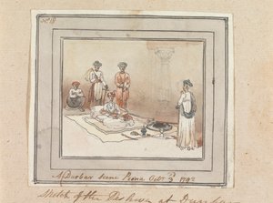 مشهد دوربار ، بونا ، 3 أكتوبر 1792 بواسطة روبرت مابون