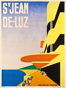 إعلان ملصق سان جان دي لوز 1928