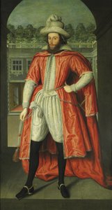 صورة ويليام بوب ، إيرل داون الأول 1573-1631 كفارس من الحمام ، ج. 1610 بواسطة روبرت بيك الأكبر