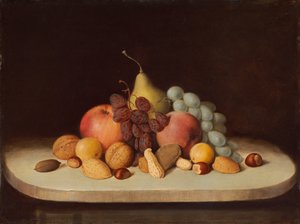 لا تزال الحياة مع الفاكهة والمكسرات ، 1848.