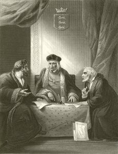 هنري السابع مع Empson und Dudley بواسطة روبرت سميرك