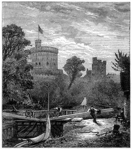قفل وندسور قديم ، 1880.