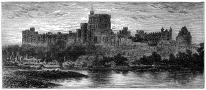 وندسور عند شروق الشمس ، من بروكاس ، 1880.