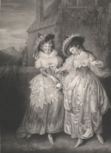 السيدة فورد والسيدة بيج شكسبير ، زوجات وندسور المرحات ، الفصل 2 ، المشهد 1 ، 1793.