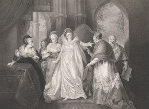 تم نشر الملكة كاثرين والكاردينال وولسي والكاردينال كامبيوس شا ... لأول مرة عام 1796 ، وأعيد إصداره عام 1852.