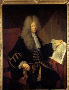صورة جيروم فيليبو ، كونت بونتشارترين (1674-1747) وزير الرسم البحري لروبرت ليفراك تورنيريس (1667-1752) القرن الثامن عشر. 1،37 x 1،07 م فرساي ، متحف القصر بواسطة روبرت تورنيرز
