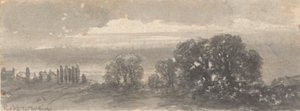 المناظر الطبيعية - الأشجار بواسطة Robert Walter Weir
