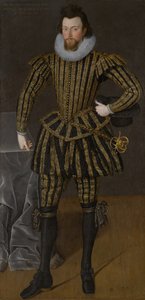 صورة لرجل ، على الأرجح السير جون سكوت (1564-1616) ، حوالي 1600-1605 (زيت على قماش) بواسطة روبرت الأكبر بيك