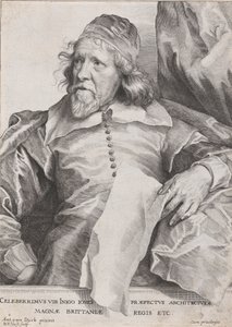 الرجل الشهير Inigo Jones ، رئيس هندسة معمارية لملك بريطانيا العظمى ، إلخ. بواسطة روبرت فان فورست