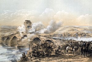 معركة جسر بوثويل ، 1679 القرن التاسع عشر. بواسطة روبرتسون