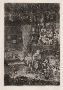 الداخلية الفلمنكية ، 1856-1866. بواسطة رودولف بريسدين
