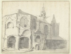 منظر لـ Jeruzalemkapel و Sint Olofskapel ، أمستردام بواسطة رويلانت روجمان (منسوب إلى)