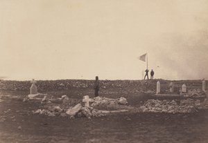 مقبرة، تل كاثكارت، 1855، طُبعت عام 1856 (صورة فوتوغرافية) بواسطة روجر فينتون