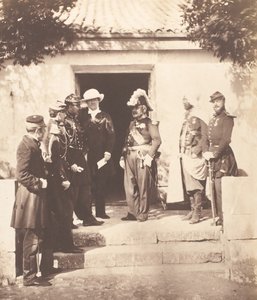 المجموعة في المقر الرئيسي ، 1855. بواسطة روجر فينتون