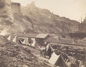 قلعة Genoese ، بالاكلافا 1855. بواسطة روجر فينتون