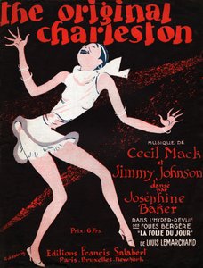 جوزفين بيكر في مجلة "La Folie du Jour". 1927 (رسم توضيحي) بواسطة روجر دي فاليريو