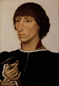 Francesco d&39;Este ، c.1460 (زيت على خشب) بواسطة روجير فان دير ويدين
