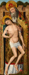 الثالوث المقدس ، اللوحة الخارجية لـ Weston Triptych ، c.1480 بواسطة روجير فان دير ويدين