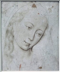 رأس العذراء. رسم روجير (روجر) فان دير وايدن (1400-1464) إي سي. Flam. بواسطة روجير فان دير ويدين