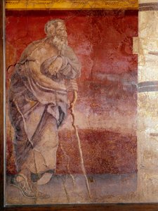 A philosopher, detail (fresco بواسطة رواية