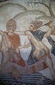 Abduction of Hylas by Nymphs, mosaic in House of Venus in Roman city of Volubilis (UNESCO World Heritage List بواسطة رواية