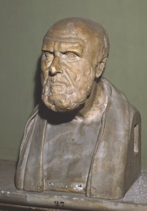 تمثال نصفي لـ Chrysippus of Soli ، نسخة رومانية من الأصل الهلنستي (الرخام) بواسطة رواية