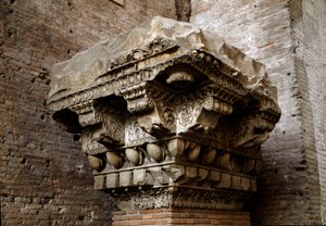 Roman art: fragment of cornice. 1st century. Museo Nazionale Romano (o delle Terme), Rome بواسطة رواية