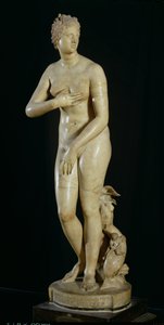 Medici Venus ، نسخة من الأصل الهلنستي بقلم براكسيتيليس (c.370-330 قبل الميلاد) (رخام)