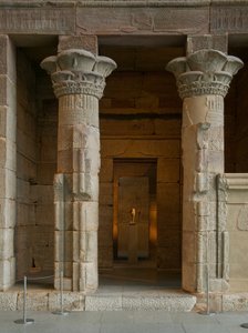 معبد Dendur ، c.10 قبل الميلاد (الحجر الرملي الأيولي) بواسطة الفترة الرومانية المصرية