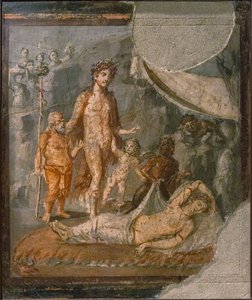 أريادن تخلى عنها ثيسيوس في ناكسوس ، 1st H. 1st cen. ميلادي.