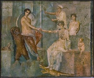 كوكب المشتري وآيو ، 1st H. 1st cen. ميلادي.