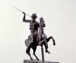 Amazon on horseback (bronze sculpture after a Greek original from the 3rd century BC) بواسطة رومان رومان