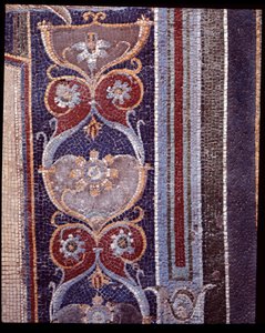 تفاصيل فسيفساء الجدار من nymphaeum of the casa di Nettuno e Anfitrite ، القرن الخامس قبل الميلاد - القرن الأول الميلادي بواسطة رومان رومان