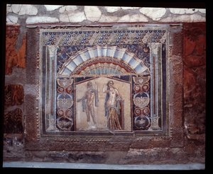 نبتون وأمفيتريت. فسيفساء جدارية من triclinium of the casa di Nettuno e Anfitrite ، القرن الخامس قبل الميلاد - القرن الأول الميلادي بواسطة رومان رومان