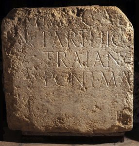 Part of a larger Hadrianic inscription, 2nd century AD (stone) بواسطة رومان رومان