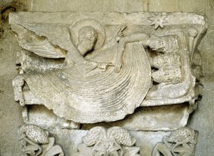 مصلى كاتدرائية القديس لازاروس داتون. الفن الرومانسكي في القرن الثالث عشر. أوتون ، سون ولوار ، بورجوندي ، فرنسا. بواسطة رومانيسك