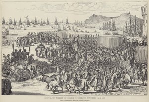 وصول ويليام أورانج إلى إنجلترا ، نوفمبر 1688 (ليثو)
