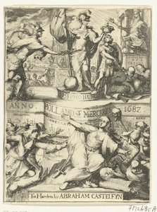 صفحة العنوان لـ Hollandsche Mercurius حوالي عام 1687