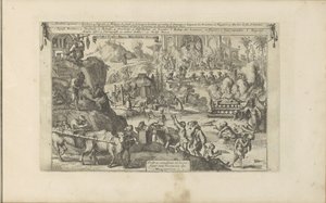 Bedelaars في Oost- en West-Indi Bedel en Slacht-Papen Afgoden der Mexicanen / Mendian Priests and Sacrifians to the Divinitea of ​​the Mexicans (العنوان على الكائن) جزر الهند الشرقية والغربية وأماكن أخرى (عنوان السلسلة) بواسطة Romeyn de Hooghe