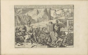 الأعمال والشعائر الدينية في الهند خدمة الشيطان والمعبود / خدمة Diabolique et Idolatres des Circassiens ، إلخ (العنوان على الكائن) Les Indes Orientales et Occidentales et autres Lieux (عنوان السلسلة) بواسطة Romeyn de Hooghe