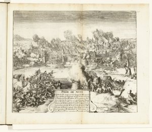 الاستيلاء على نويس ونهبها 1586 Prize de Nuys (العنوان على الكائن) Guerres de Flandres (عنوان المسلسل) بواسطة Romeyn de Hooghe