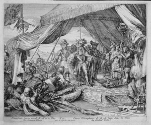 دورة طباعة فيينا ، دخول الإمبراطور ليوبولد (1640-1705) في خيمة الوزير الأعظم ، 1683