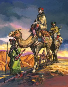 ماركو بولو يعبر الصحارى الفارسية بواسطة رون إمبلتون